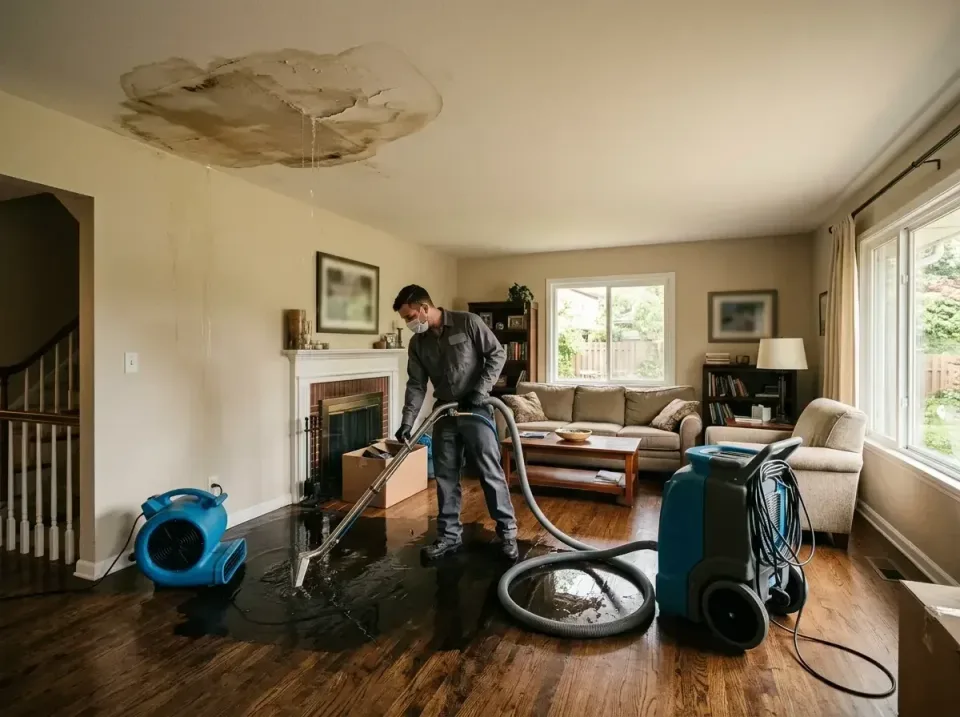 attic-pipe-burst-ceiling-drip-008 — frequently asked questions, Water Damage Restoration & Carpet Care in Crestwood, IL
